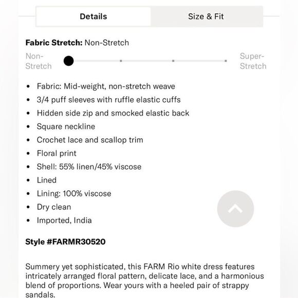 Farm Rio Delicate Forest Scarves Minidress - Picture 5 of 8